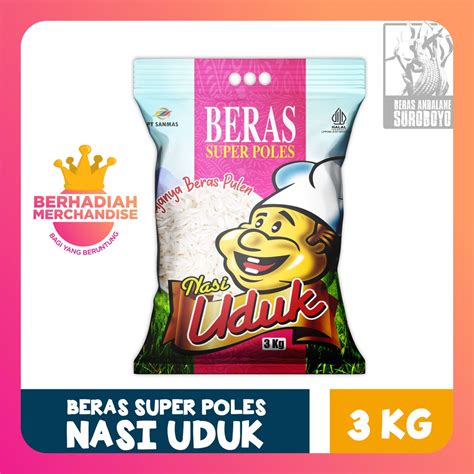 Jual Beras Nasi Uduk Kg Kemasan Plastik Shopee Indonesia