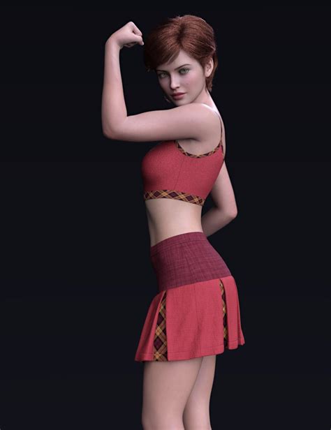 Dforce Tank Top Outfit For Genesis 8 And 8 1 Females Daz 3d