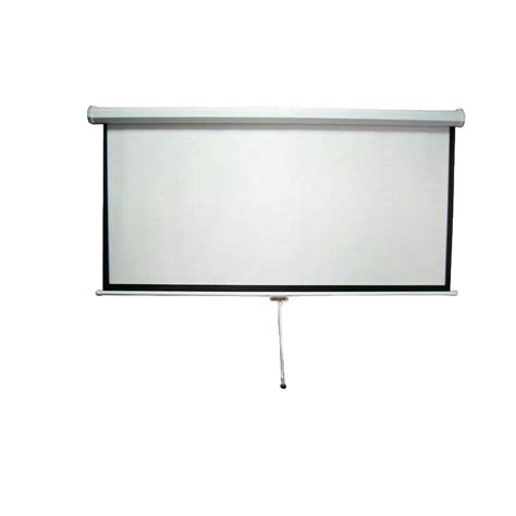 LAYAR PROJECTOR 84 1 1 MANUAL WALL 213x213 Cm Letaec