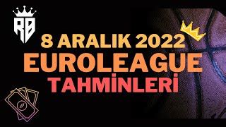 8 ARALIK 2022 EUROLEAGUE İDDAA TAHMİNLERİ ALBA BERLİN FENERBAHÇE