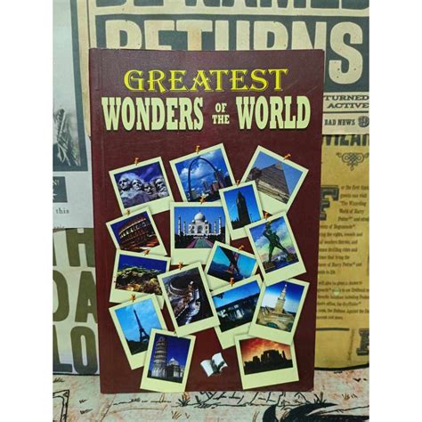 Greatest Wonders Of The World Shopee Philippines