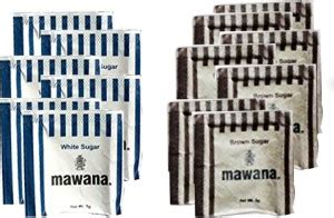 Mawana White Sugar Sachet Brown Sugar Sachets Combo Pack Off Gram