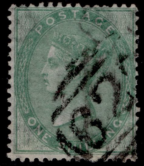 Gb Qv Sg S Green Fine Used Cat St Stamps