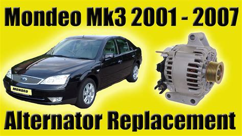 Ford Mondeo Mk3 Alternator Removal Diesel How To Youtube