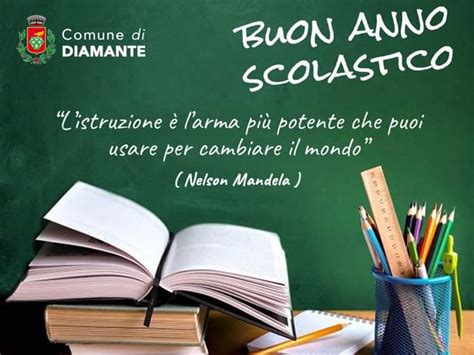 Diamante Inizio Nuovo Anno Scolastico Il Messaggio Dell Assessore