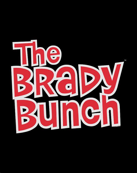 The Brady Bunch Logo Digital Art by Sue Qin Koh