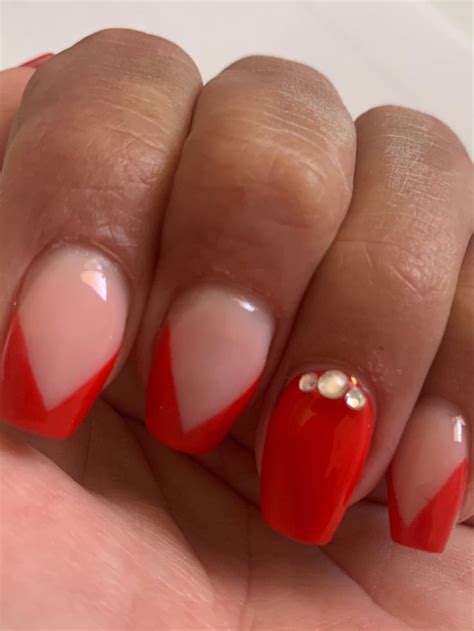 Ongles Gel Rouge Nails Gel Rouge