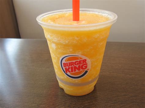 Review Burger King Orange Freeze Brand Eating