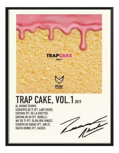 Poster Rauw Alejandro Album Tracklist Trap Cake Vol X Cuotas