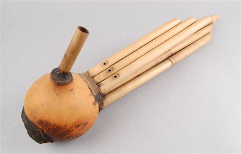 Musical Instrument Made Of Gourd Reed Diy Instruments Gourds Hudson