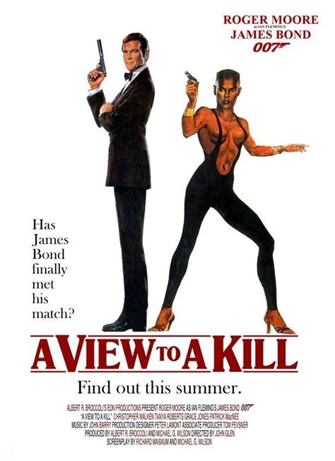 A View To A Kill Poster