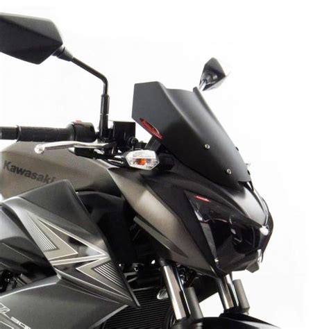 Powerbronze Naked Solid Black Screen Kawasaki Z250 Twin 2013 2014