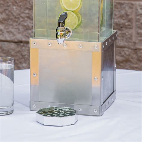 Cal Mil 3394 3inf 55 Urban 3 Gallon Stainless Steel Beverage Infusion Dispenser