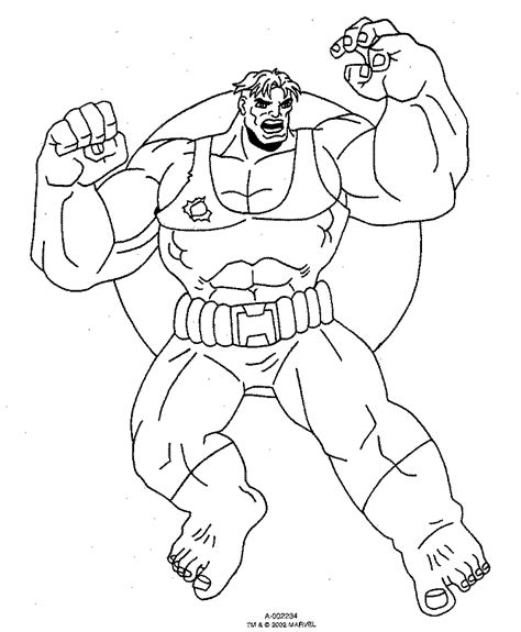 The Hulk Coloring Pages - Coloring Home