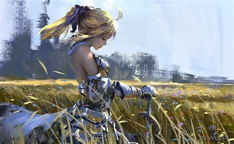 Saber Lily By Wlop Wlop Digital Artist Hd Wallpaper Pxfuel