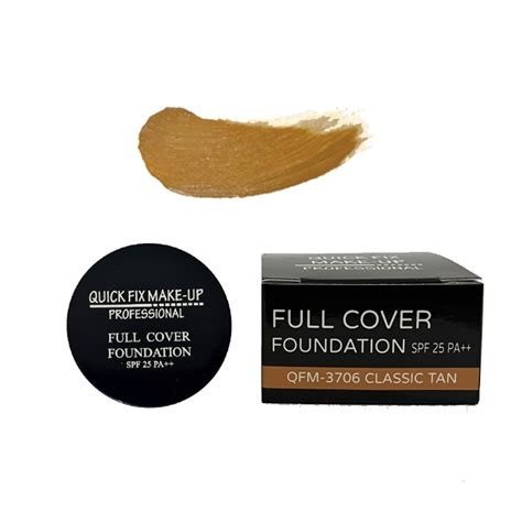 Quick Fix Make up-Full Cover Foundation-Classic Tan