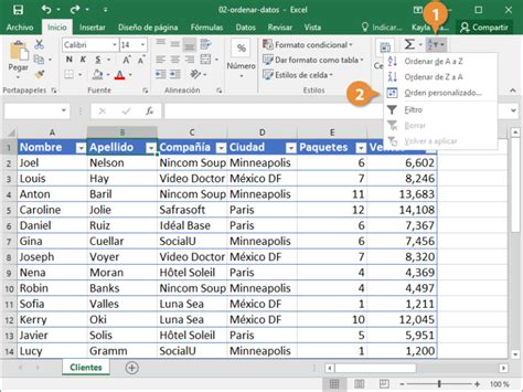 Ordena Tus Datos De Forma R Pida Y Sencilla En Excel Descubre C Mo