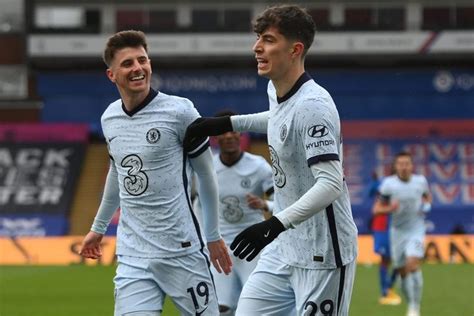 Kai Havertzs And Mason Mount Chelsea Bóng đá London