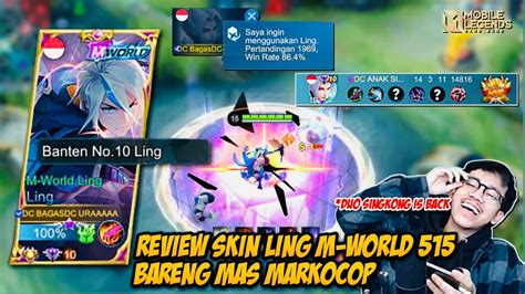 Review Skin Ling 515 M World Bagasdc 🔥 Reaksi Mas Markocop Kena