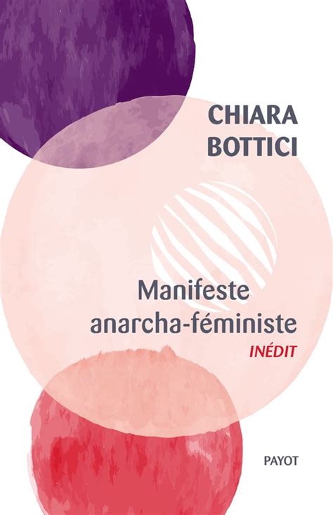 Manifeste anarcha féministe ebook Chiara Bottici 9782228932578