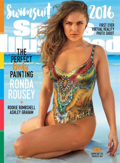 RONDA ROUSEY in 2016 Sports Illustrated Body Paint Swimsuit Issue mq ...