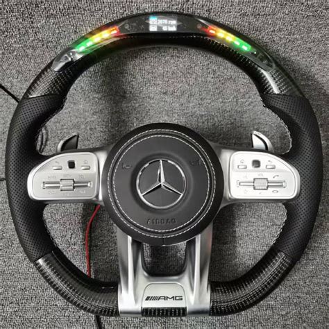 Mercedes Benz Amg Led Performance Carbon Leather Alcantara Steering