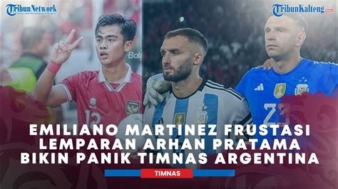 Lemparan Arhan Pratama Bikin Frustasi Kiper Timnas Argentina Emiliano