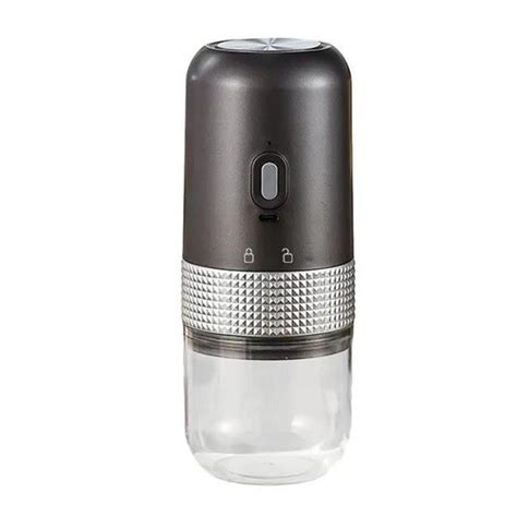 Gris Moulin Grains De Caf Lectrique Portable Avec Chargement Usb