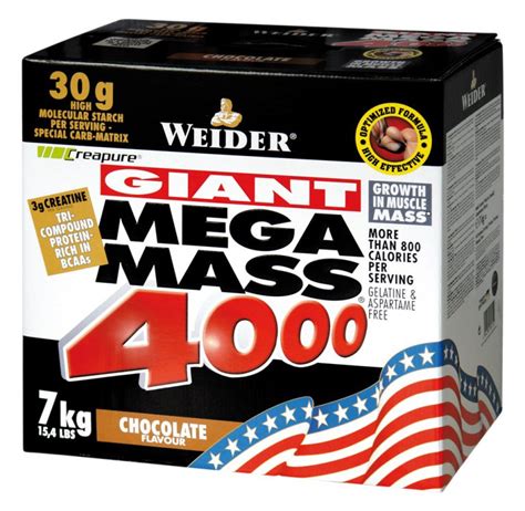 Weider Giant Mega Mass 4000 7 Kg Zone Nutrition