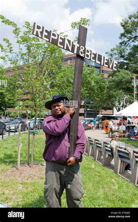 Christian Street Evangelist Hi Res Stock Photography And Images Alamy