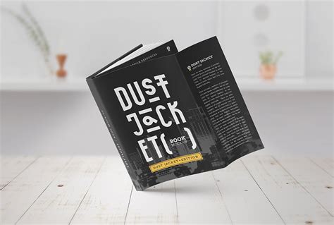 Get Book Dust Jacket Mockup Free