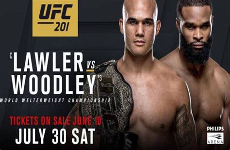 Ufc 201 Robbie Lawler Vs Tyron Woodley Full Fight