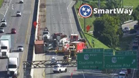 Nashville Traffic I 40 East Reopens After Charlotte Pike Rollover