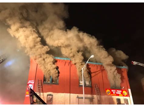 4 Alarm Fire At Baltimore Warehouse Sends Smoke Billowing Baltimore Md Patch