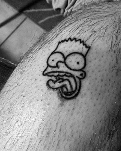 50 Bart Simpson Tattoo Designs For Men - The Simpsons Ink Ideas