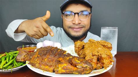 Whole Chicken Roast And Fish Fry Mukbang Eating Show Eating Videos Bd