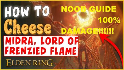 SHADOW OF THE ERDTREE MIDRA HERR DER RASENDEN FLAMME NOOB GUIDE YouTube