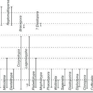 Occurrence Of Palaeozoic And Early Mesozoic Genera Of Cyclostomata The