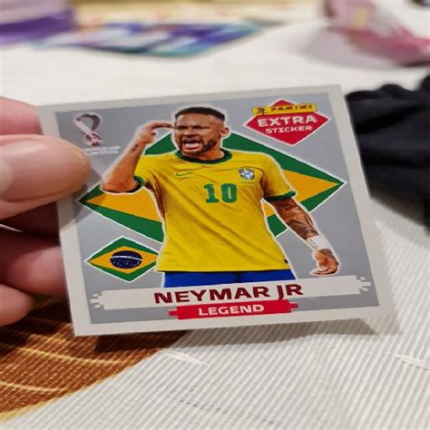 Figurinha Neymar Legend Prata Em Niter I Clasf Lazer