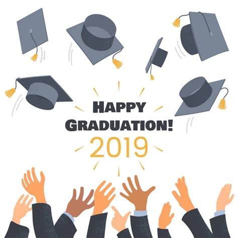 2019 Graduates Vector Art Stock Images Depositphotos