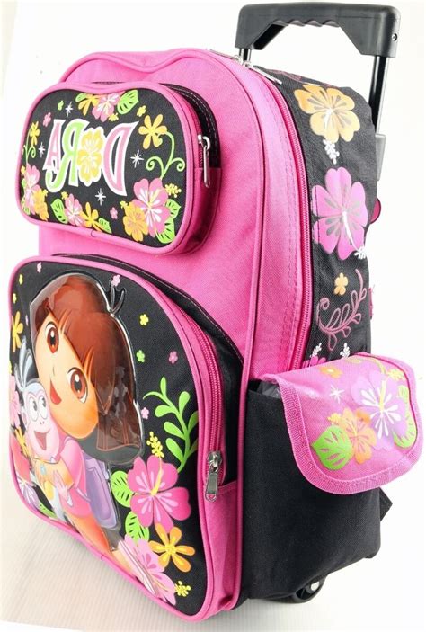 Dora 16 Large Rolling Backpack And Lunch Bag