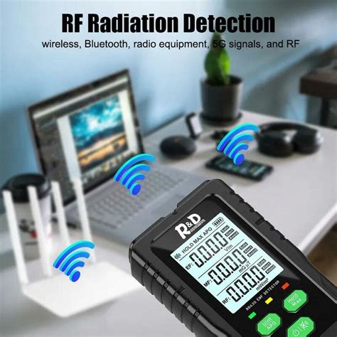 Probador de radiación de campo electromagnético Digital 3 en 1 medidor