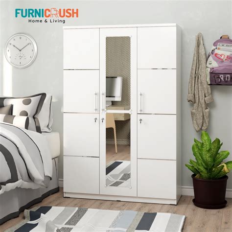 Jual Furnicrush Lemari Pakaian Pintu Almari Pakaian Kayu Wardrobe