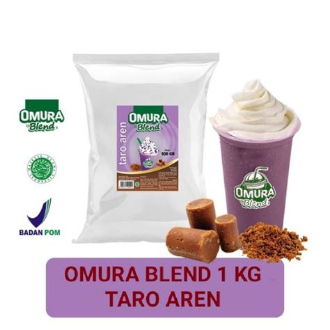 Jual BUBUK MINUMAN OMURA BLEND TARO AREN 1 KG Shopee Indonesia