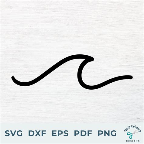 Wave Svg Ocean Wave Svg Ocean Svg Single Wave Svg Lake Etsy