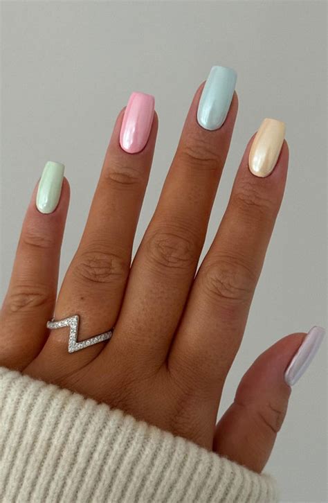 Cute Spring Nail Art Inspirations Pastle Nails