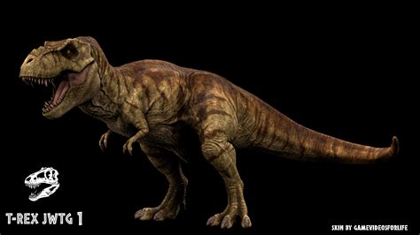 Trex Jurassic World The Game 1 Render By Dracokhajiit On Deviantart