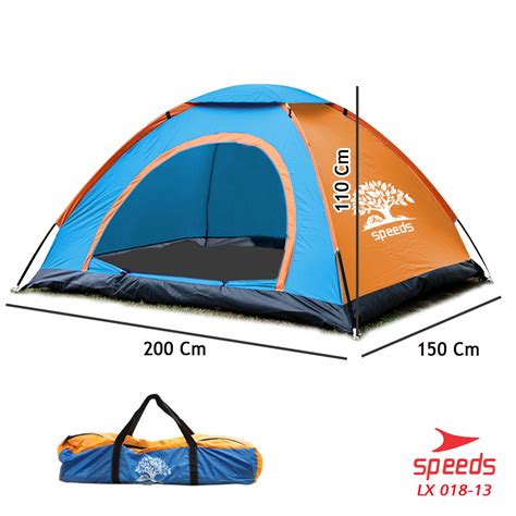 Jual SPEEDS Tenda Camping Kapasitas Luas 3 4 Orang Tenda Gunung Camo