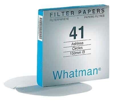 Whatman 1441 125 41 Ashless Quantitative Filter Paper 20 25um 12 5cm