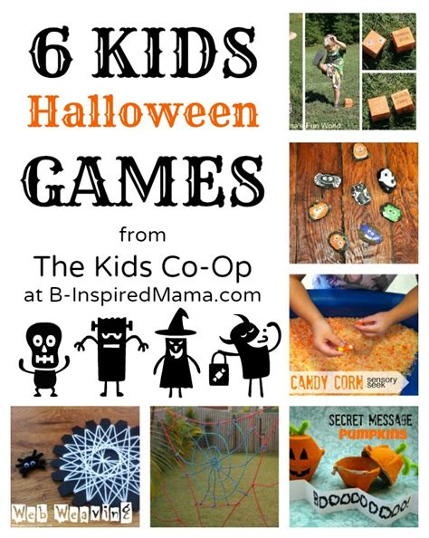 6 Kids Halloween Games [Kids Co-Op] | B-Inspired Mama